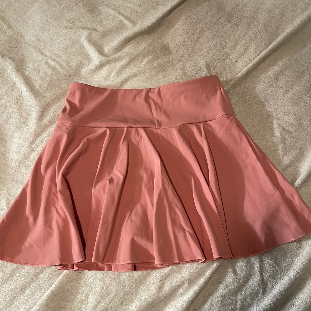 Pink tennis skirt